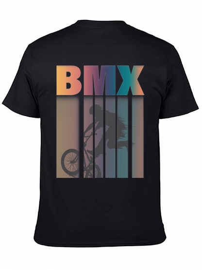 BMX Silhouette Graphic Tee - Retro Style
