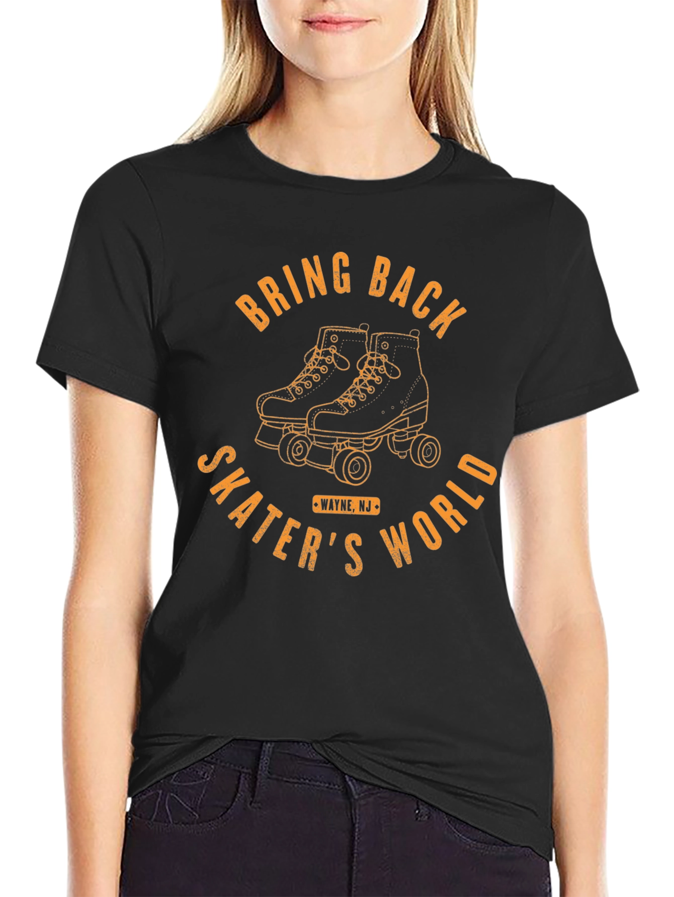 Bring Back Skaters World Black T-Shirt