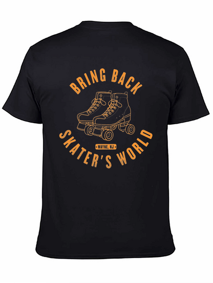 Bring Back Skaters World Black T-Shirt