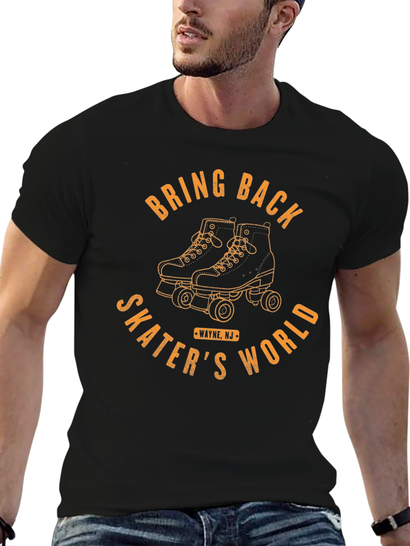 Bring Back Skaters World Black T-Shirt