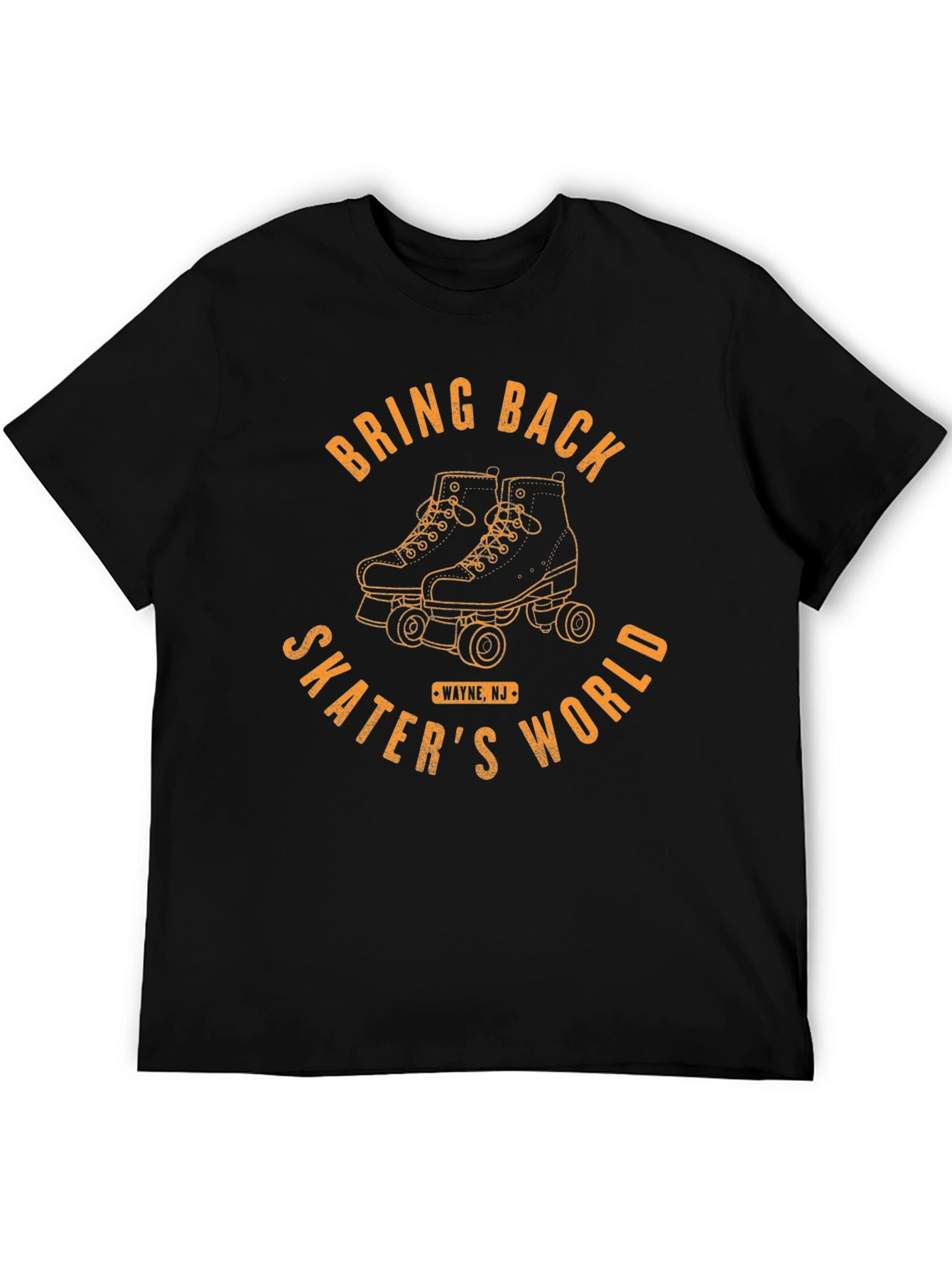 Bring Back Skaters World Black T-Shirt