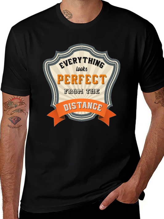 Everything Looks Perfect Black T-Shirt