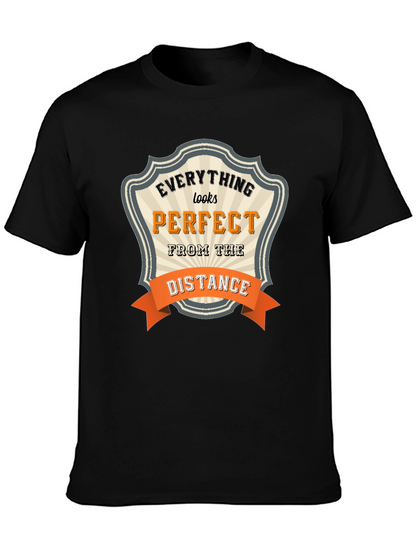 Everything Looks Perfect Black T-Shirt