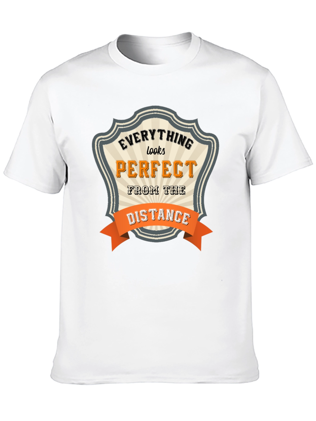 Everything Looks Perfect Black T-Shirt