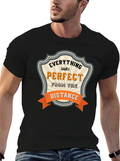 Everything Looks Perfect Black T-Shirt