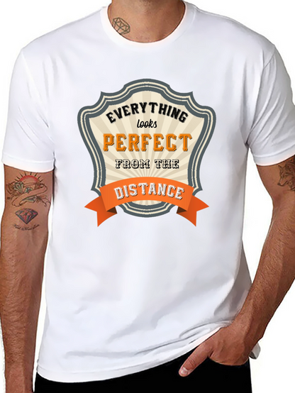 Everything Looks Perfect Black T-Shirt