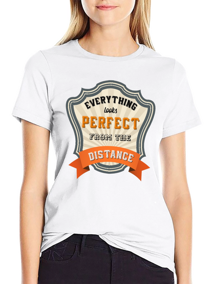 Everything Looks Perfect Black T-Shirt