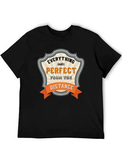Everything Looks Perfect Black T-Shirt