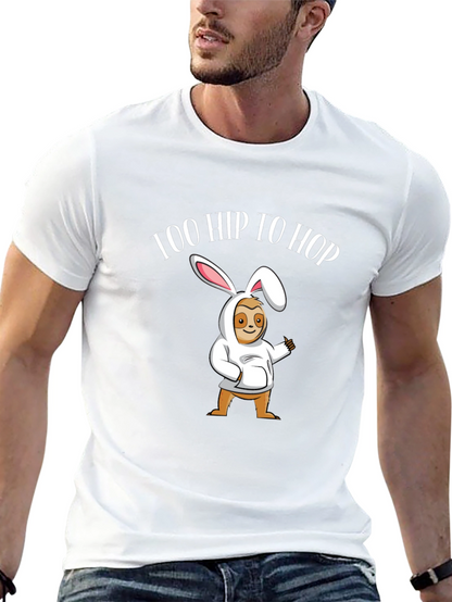 Too Hip to Hop Sloth Easter T-Shirt