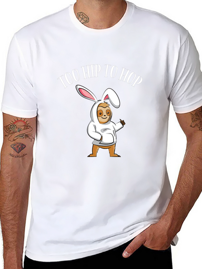Too Hip to Hop Sloth Easter T-Shirt