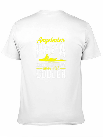 Angeln Papa Cooler Fishing Dad T-Shirt