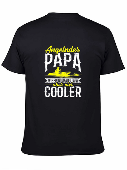 Angeln Papa Cooler Fishing Dad T-Shirt
