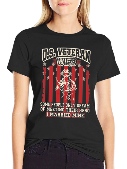 U.S. Veteran Wife Graphic Tee