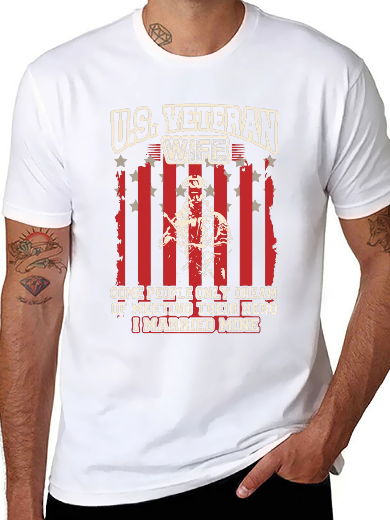 U.S. Veteran Wife Graphic Tee