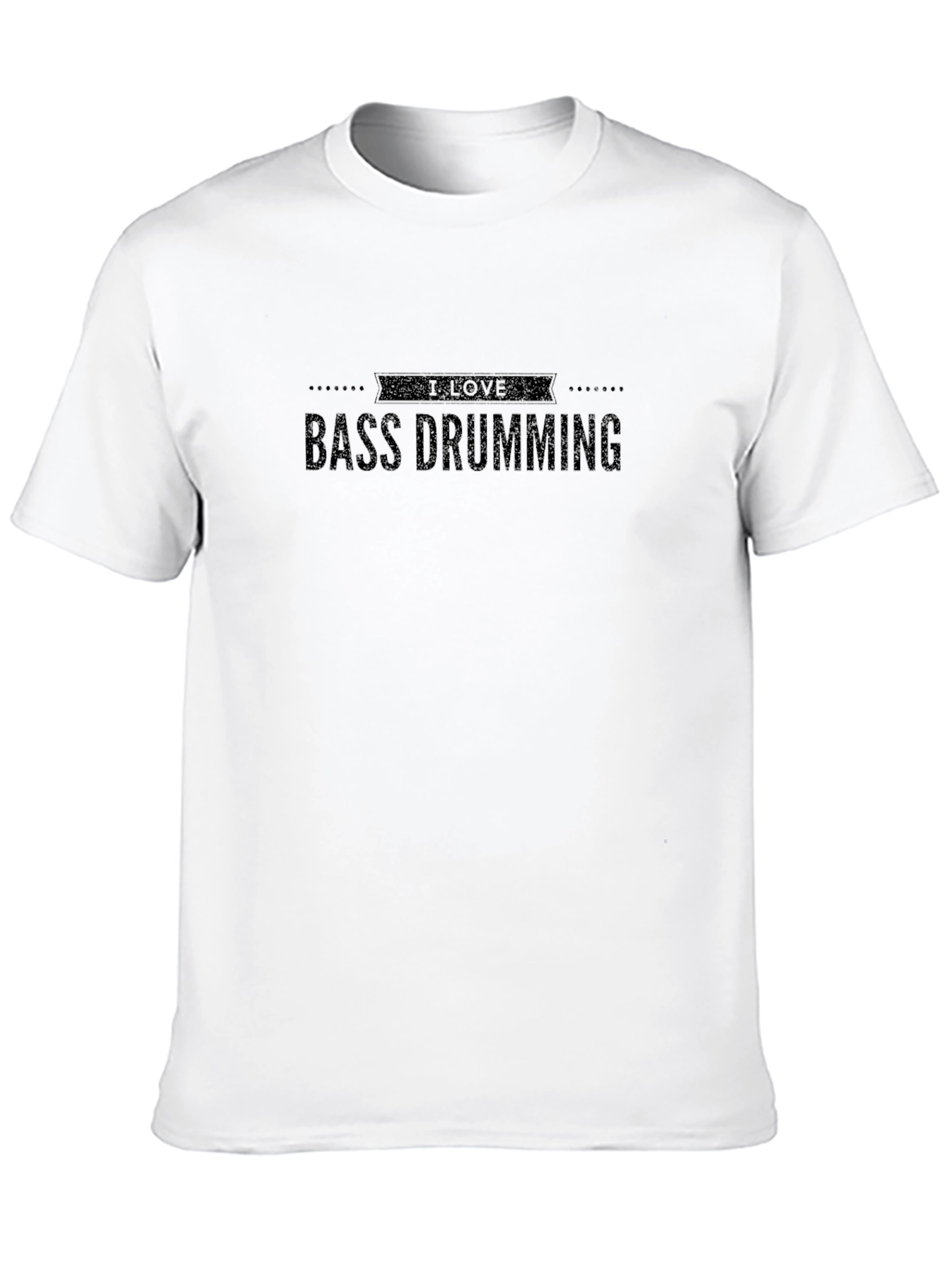 I Love Bass Drumming Graphic T-Shirt
