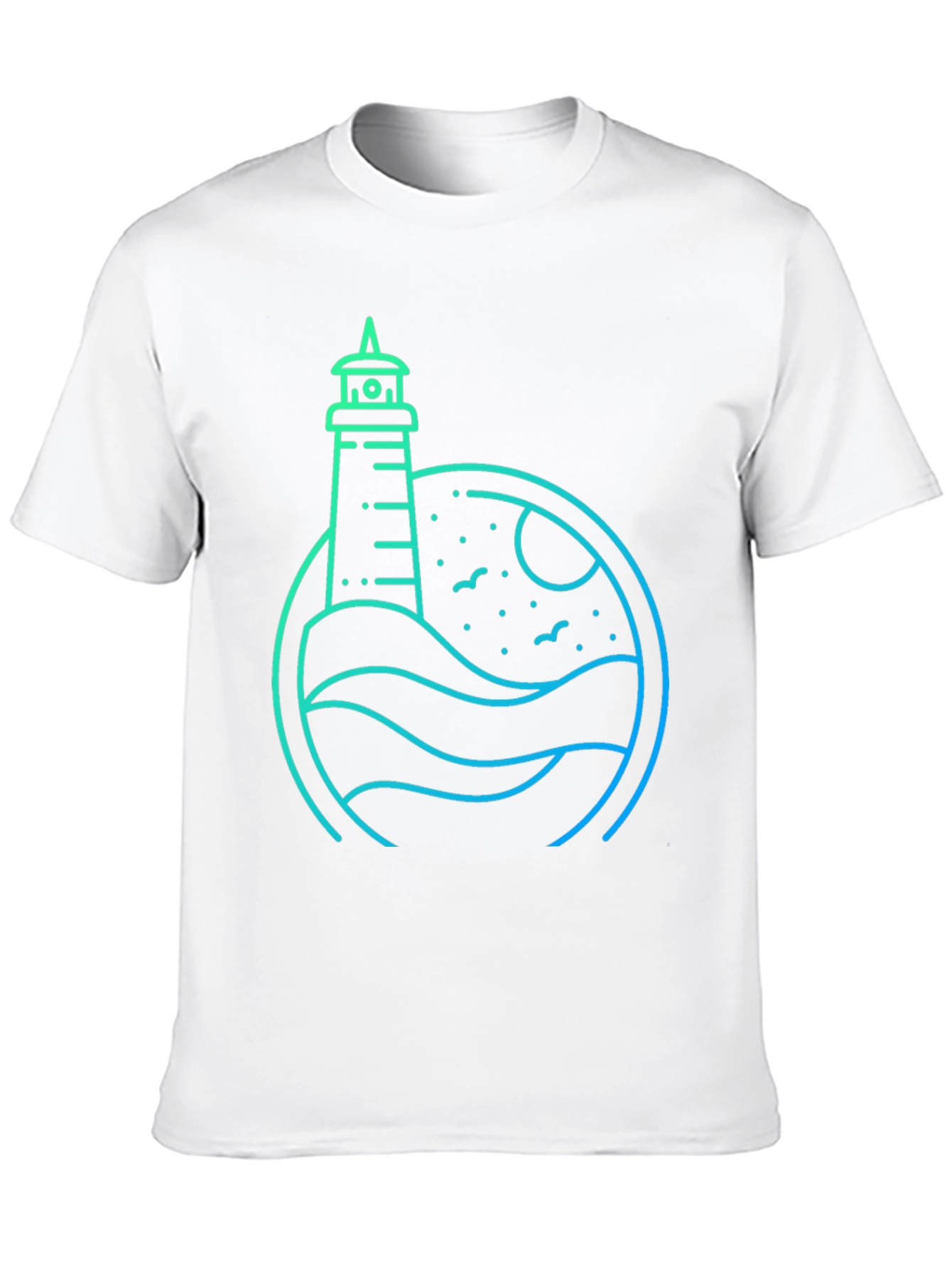 Lighthouse Graphic Tee - Coastal Style Shirt
