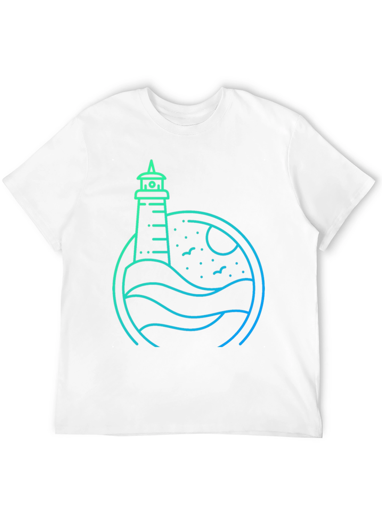 Lighthouse Graphic Tee - Coastal Style Shirt