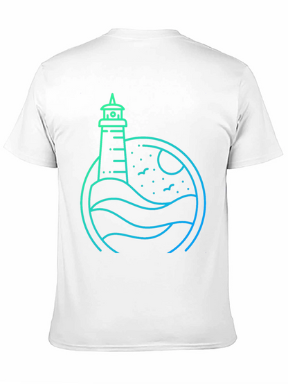 Lighthouse Graphic Tee - Coastal Style Shirt