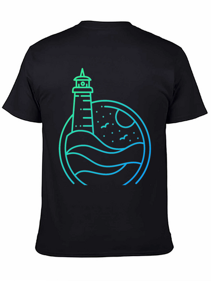 Lighthouse Graphic Tee - Coastal Style Shirt