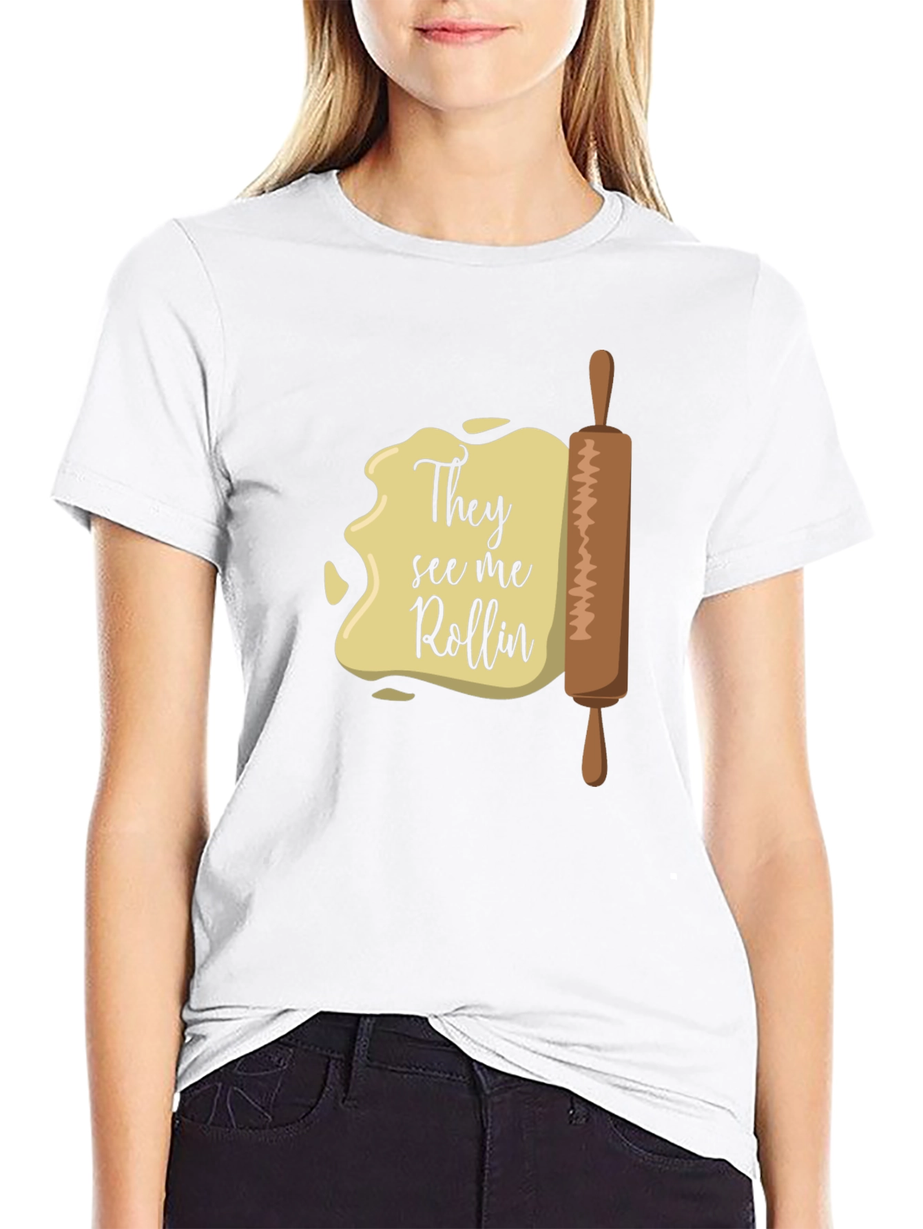 They See Me Rollin T-Shirt - Funny Baking Tee