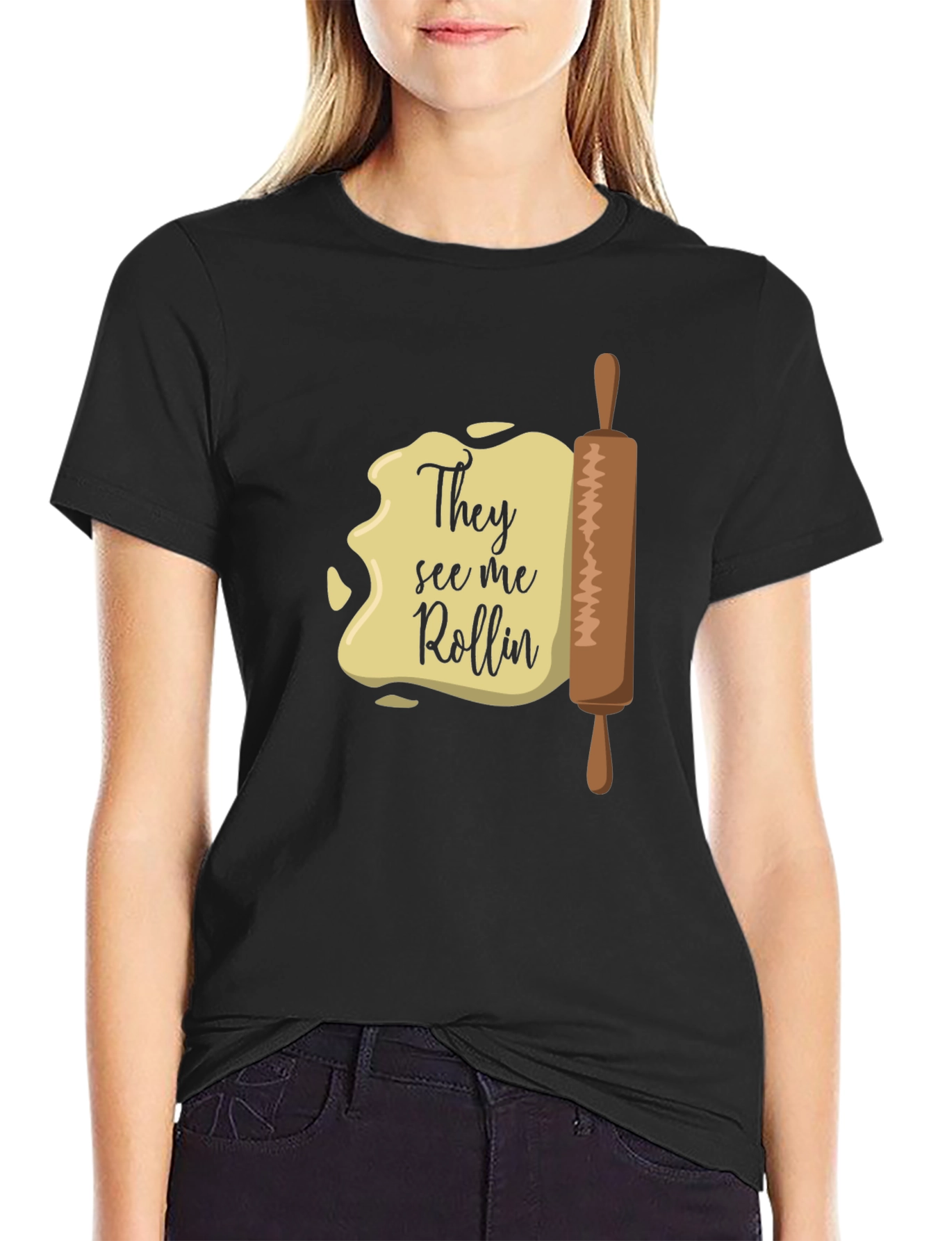 They See Me Rollin T-Shirt - Funny Baking Tee
