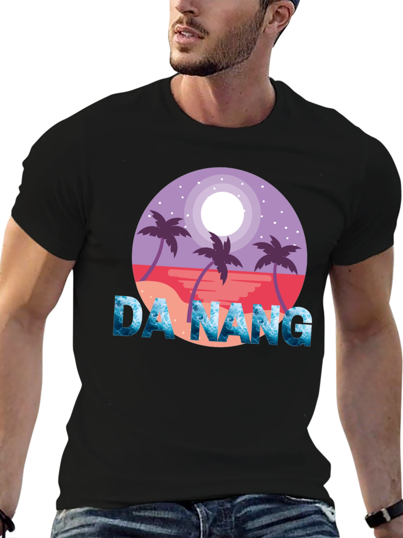 Da Nang Beach Graphic T-Shirt