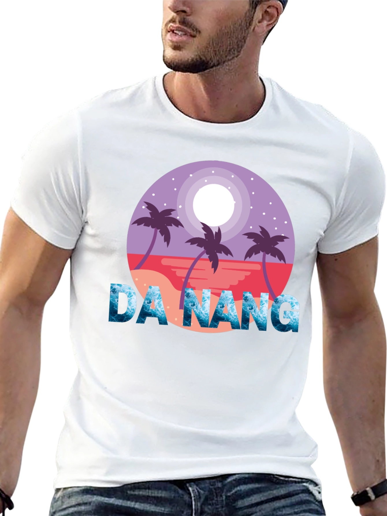 Da Nang Beach Graphic T-Shirt
