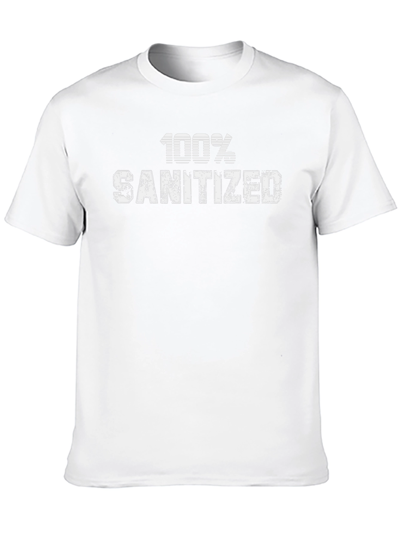 100% Sanitized Novelty Graphic Tee -  Comfy Cotton Shirt