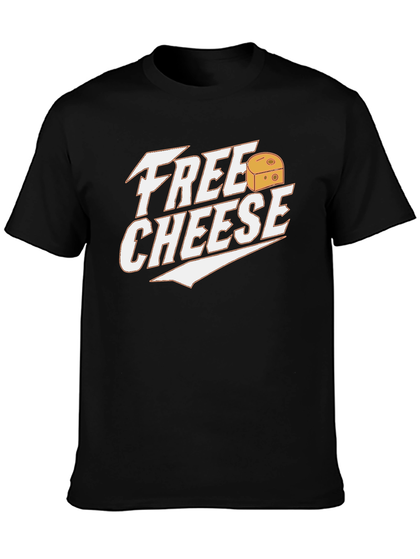 Free Cheese Graphic Tee - Funny Food Lover Shirt