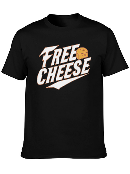 Free Cheese Graphic Tee - Funny Food Lover Shirt