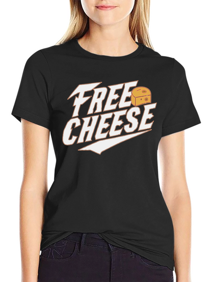 Free Cheese Graphic Tee - Funny Food Lover Shirt