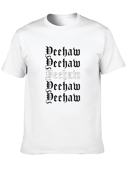 Deehaw Graphic Print Black T-Shirt