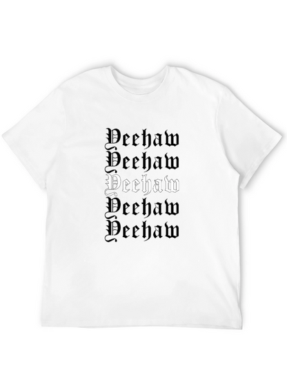 Deehaw Graphic Print Black T-Shirt
