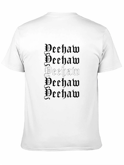 Deehaw Graphic Print Black T-Shirt