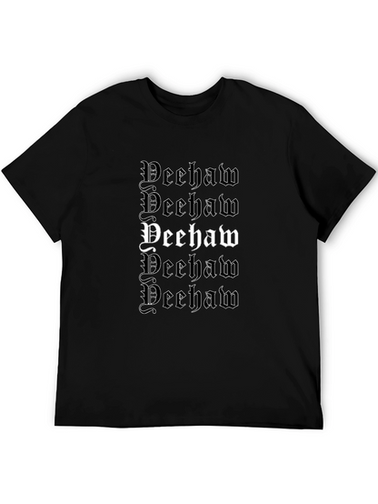 Deehaw Graphic Print Black T-Shirt