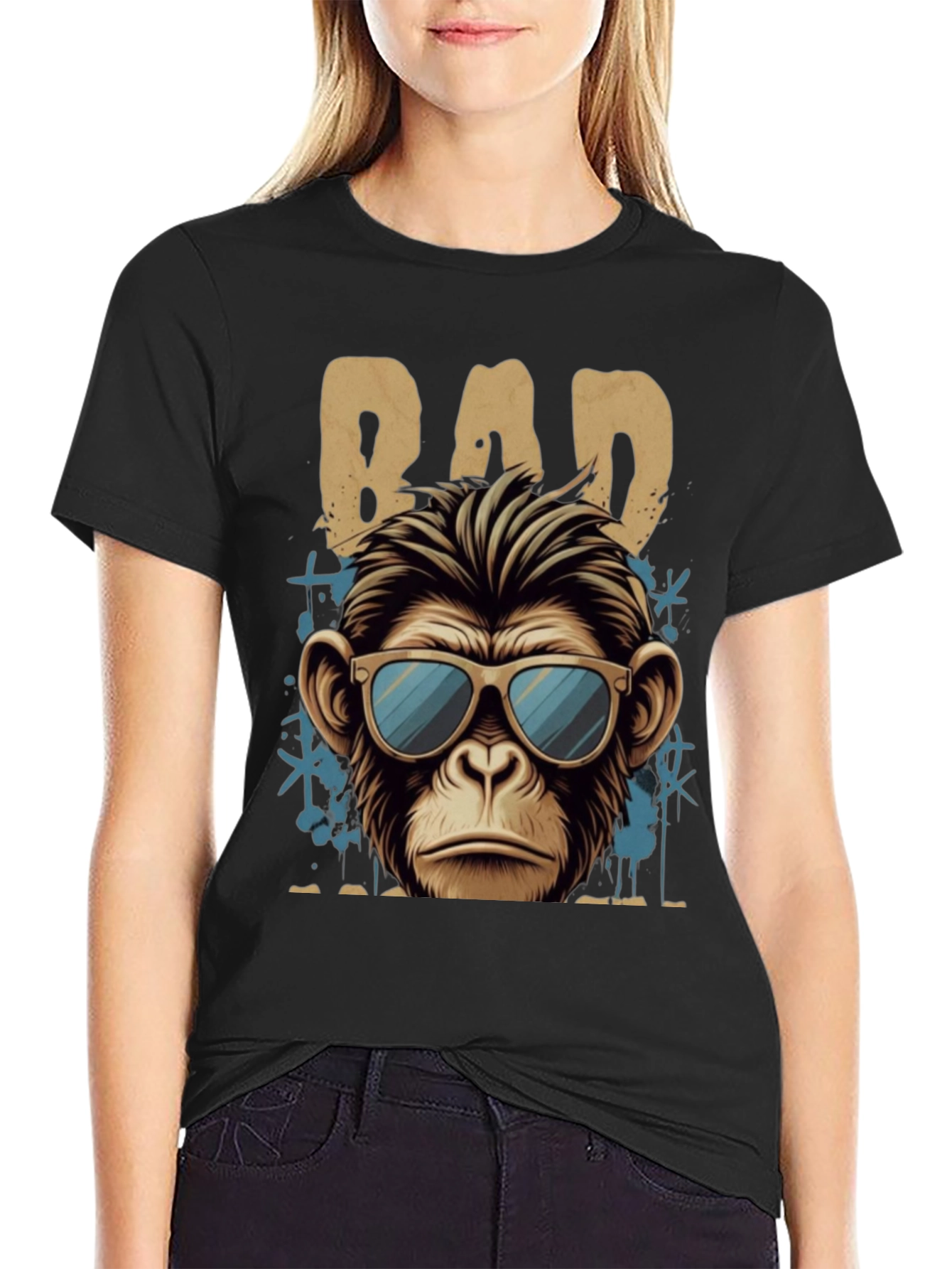 Bad Monkey Graphic T-Shirt - Cool Casual Wear