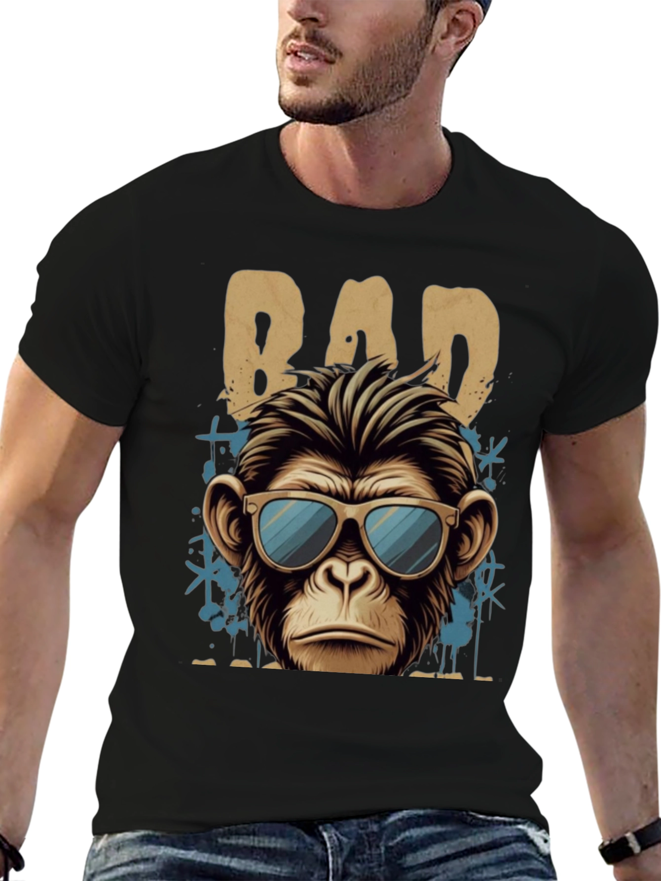 Bad Monkey Graphic T-Shirt - Cool Casual Wear
