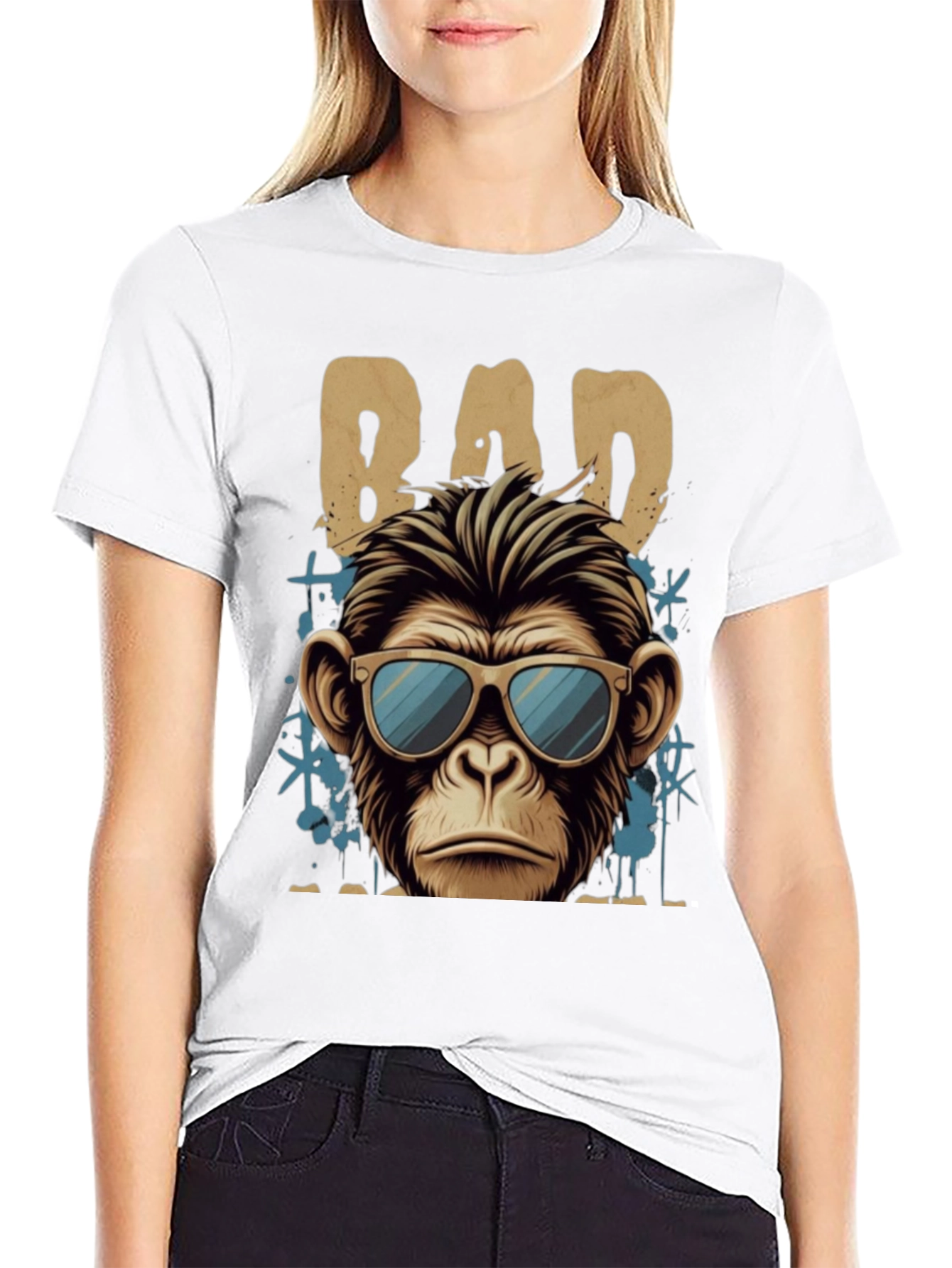 Bad Monkey Graphic T-Shirt - Cool Casual Wear