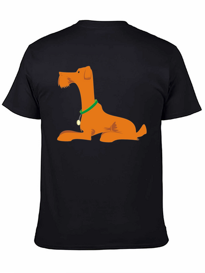 Dog Breed Graphic T-Shirt - Casual Black Tee