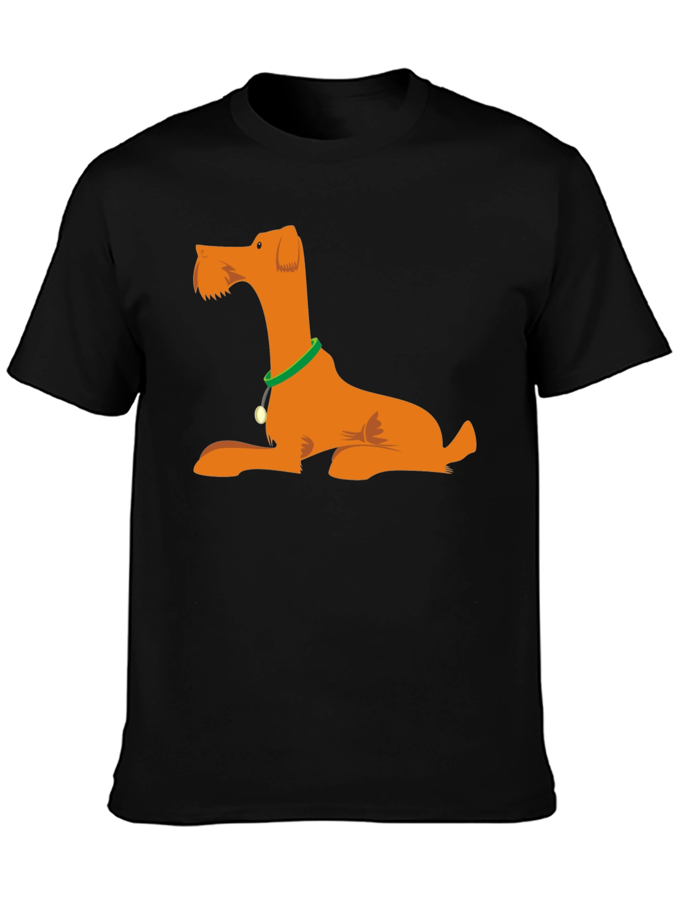 Dog Breed Graphic T-Shirt - Casual Black Tee