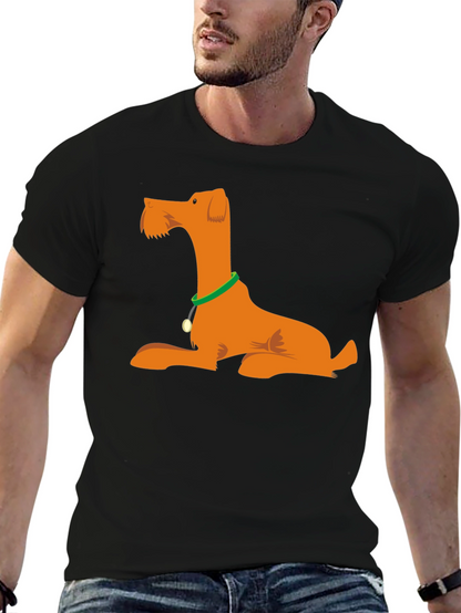 Dog Breed Graphic T-Shirt - Casual Black Tee