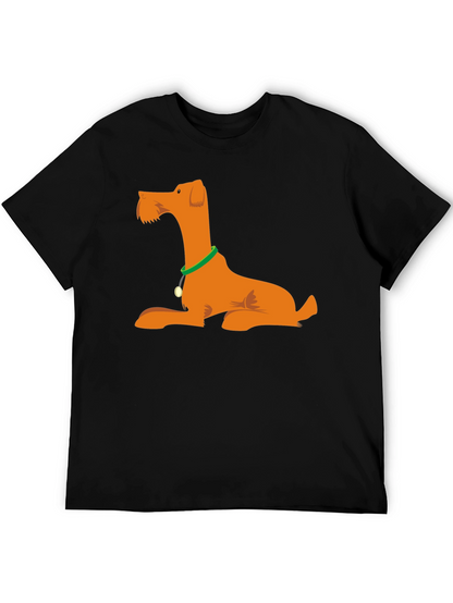 Dog Breed Graphic T-Shirt - Casual Black Tee