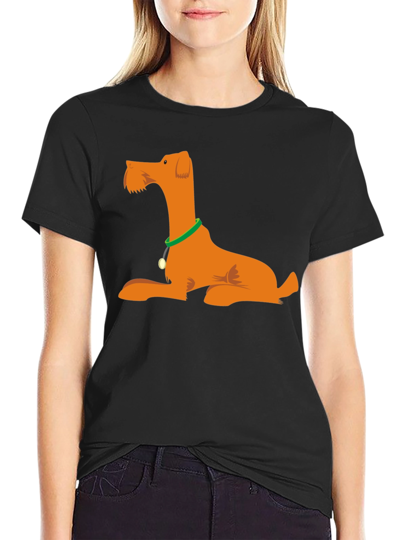 Dog Breed Graphic T-Shirt - Casual Black Tee