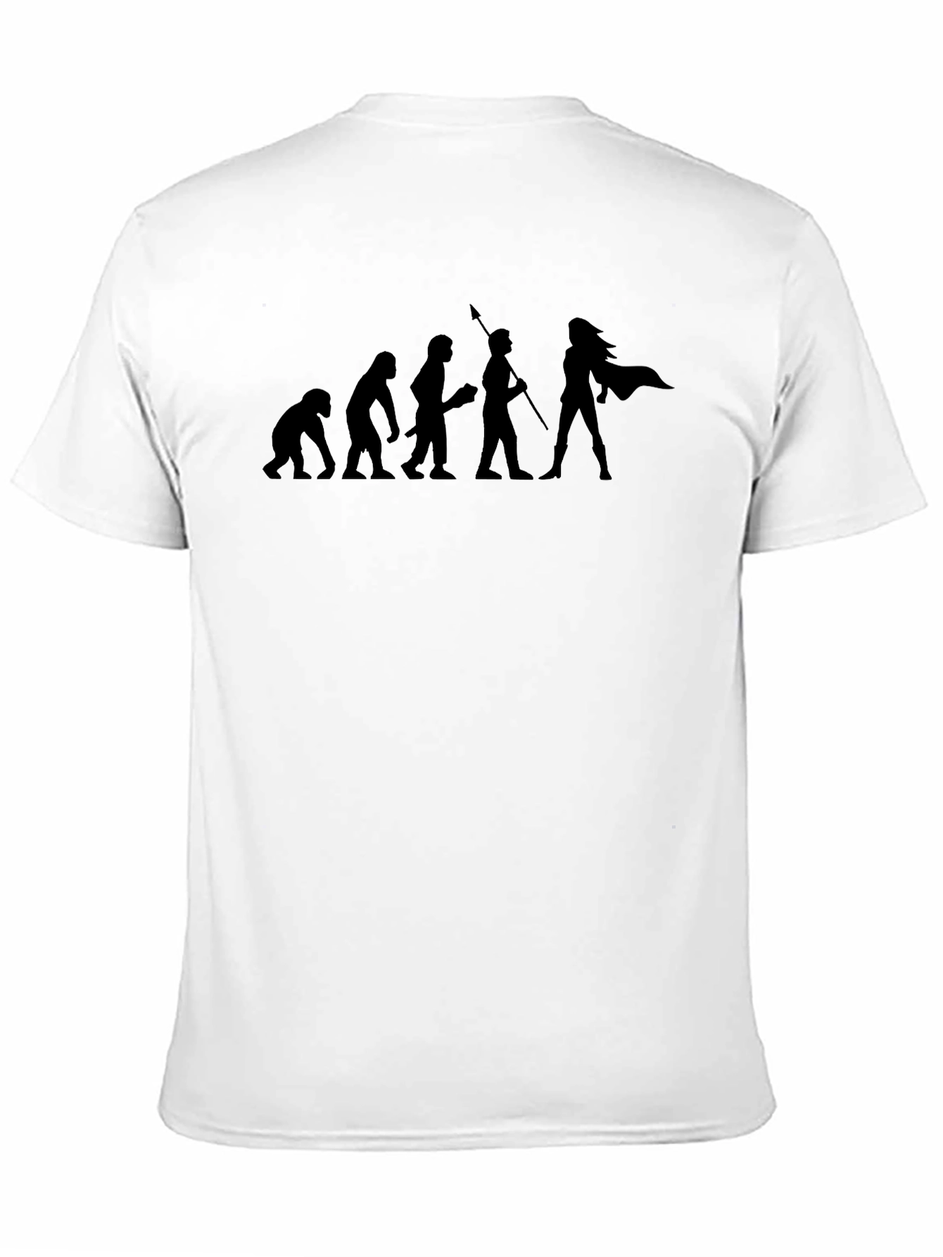 Evolution of the Woman Warrior T-Shirt - Black