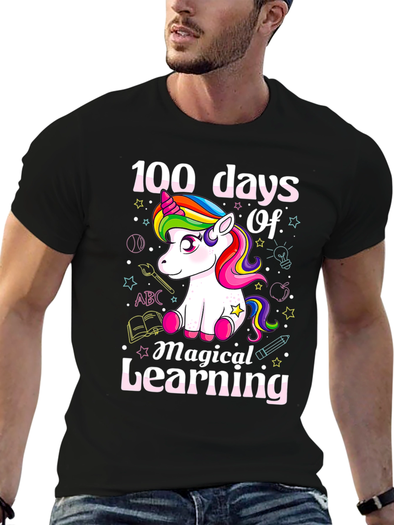 100 Days of Magical Learning Unicorn T-Shirt
