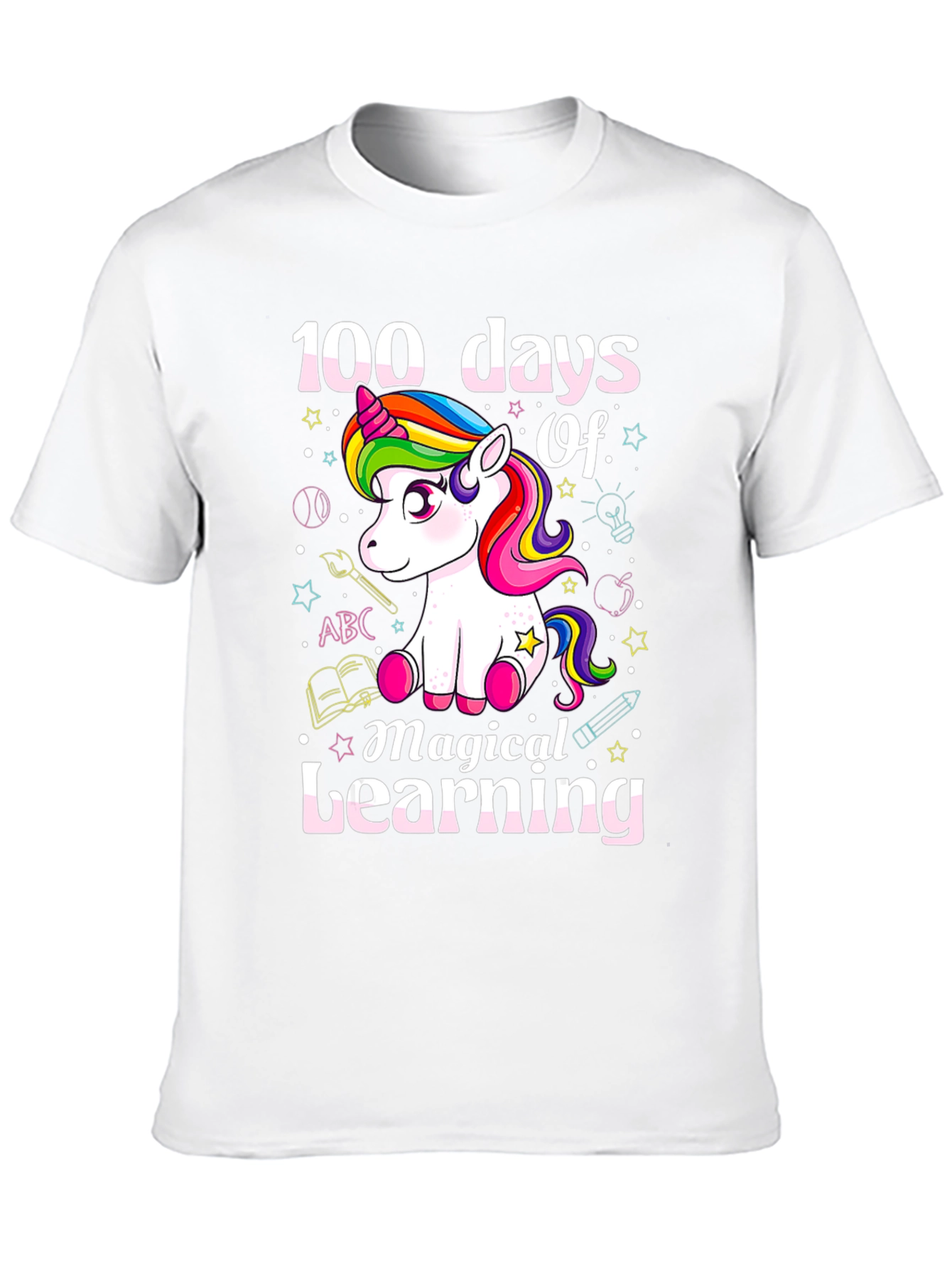 100 Days of Magical Learning Unicorn T-Shirt