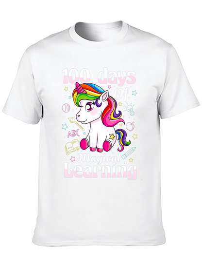 100 Days of Magical Learning Unicorn T-Shirt