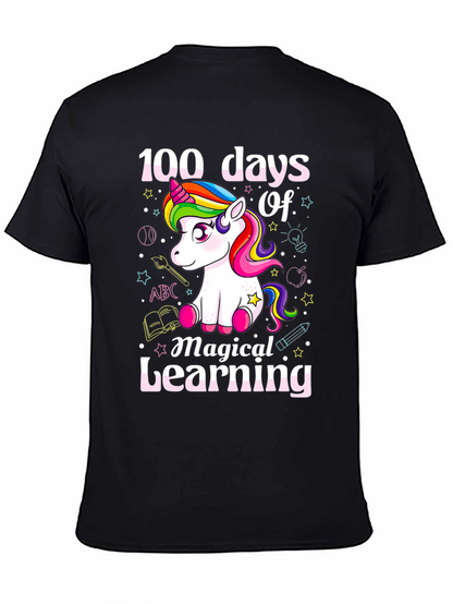 100 Days of Magical Learning Unicorn T-Shirt