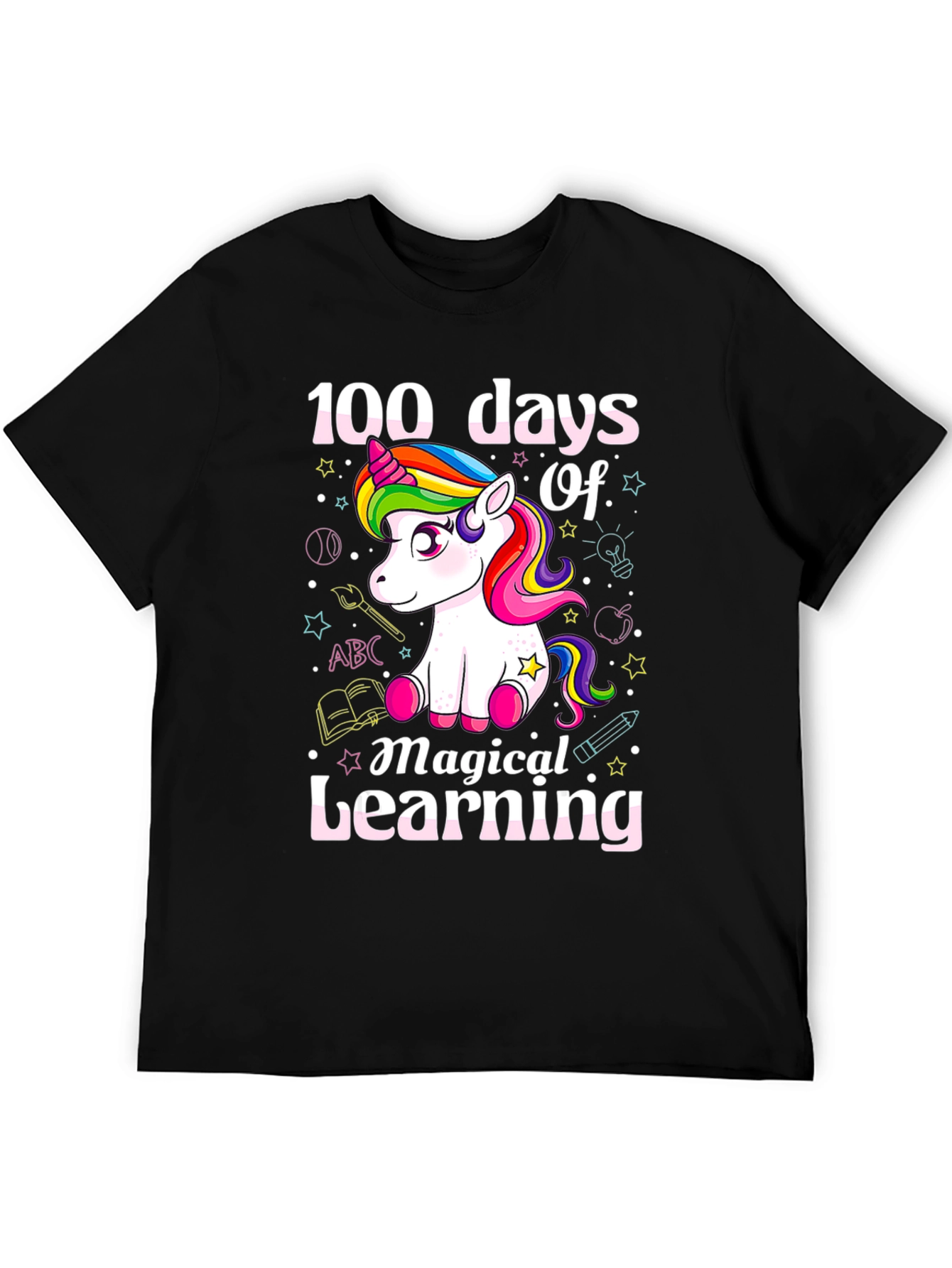 100 Days of Magical Learning Unicorn T-Shirt