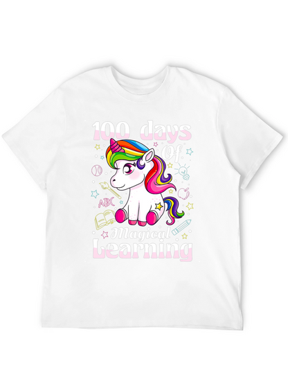 100 Days of Magical Learning Unicorn T-Shirt